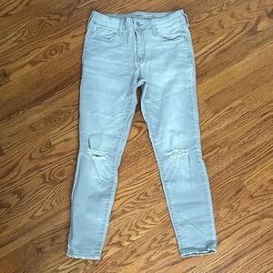 Old Navy Gray Rockstar mid rise Jeans